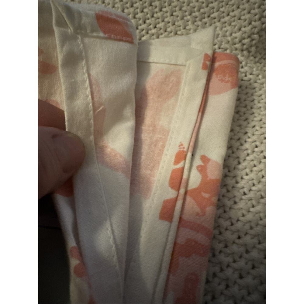 4 Pack NICOLE MILLER Bunny Easter Spring Pink Cloth Napkins 18x18 Easter NIP NEW - Picture 7 of 9